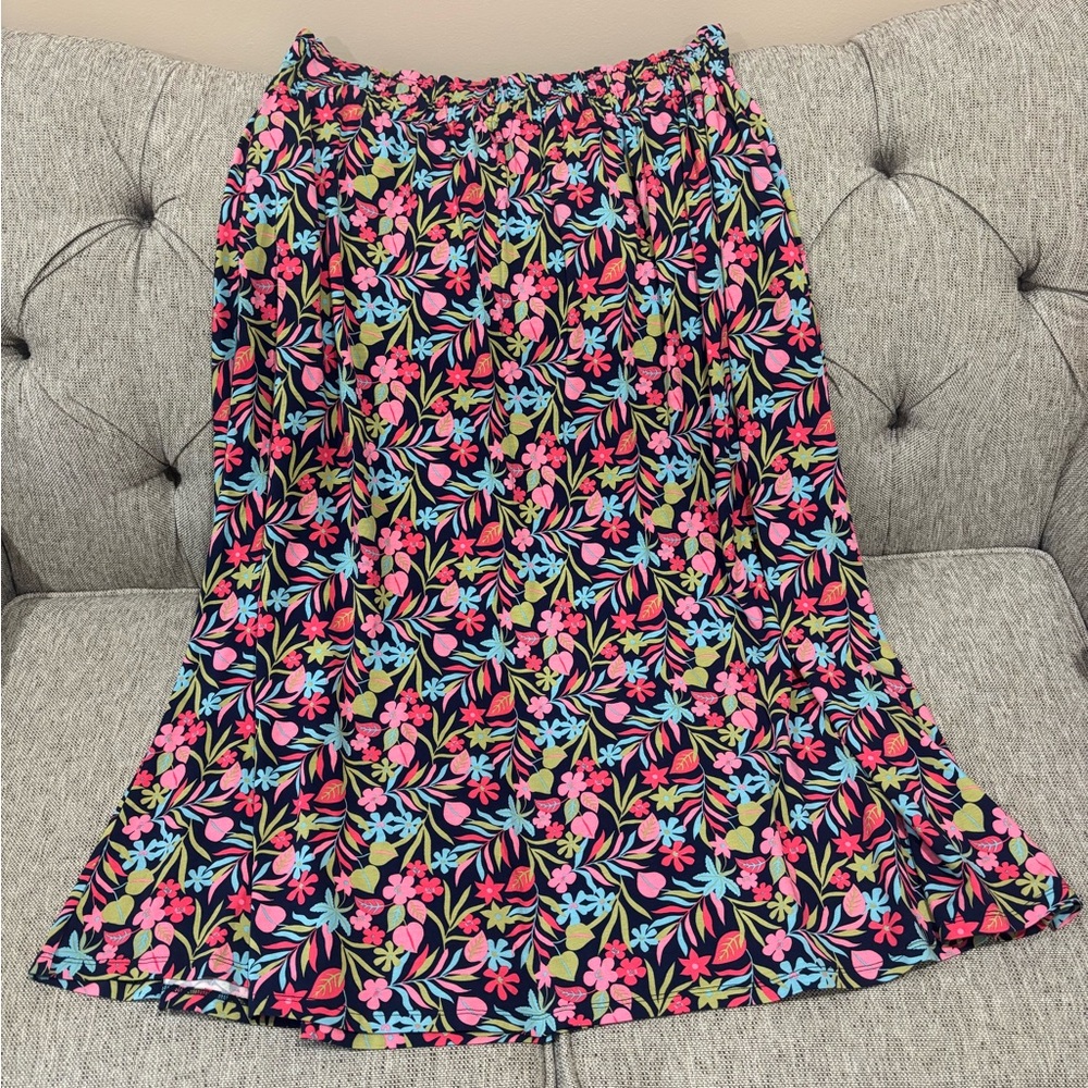 boden multi color long skirt
